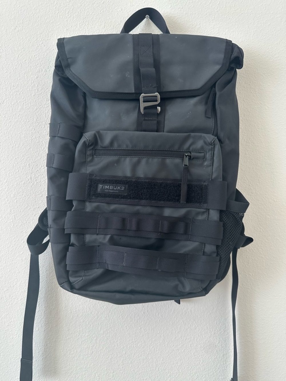 Timbuk2 Black Roll-Top Tactical Backpack